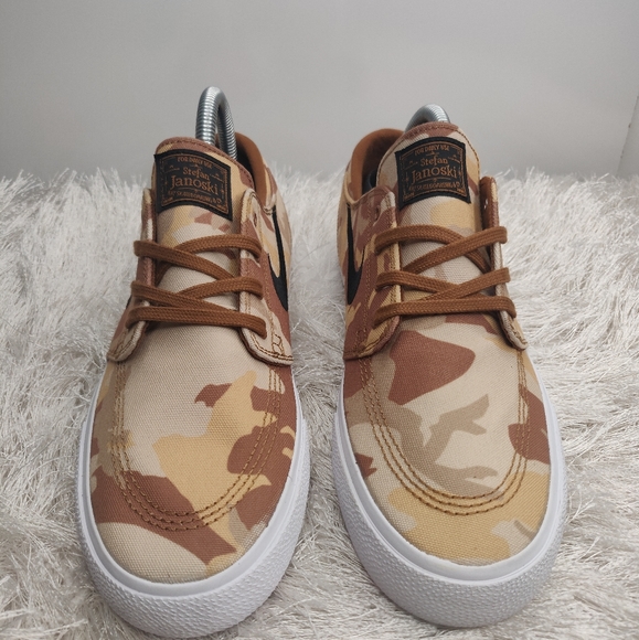 Nike Sb Zoom Stefan Janoski Parachute Beige Camo - Picture 6 of 7